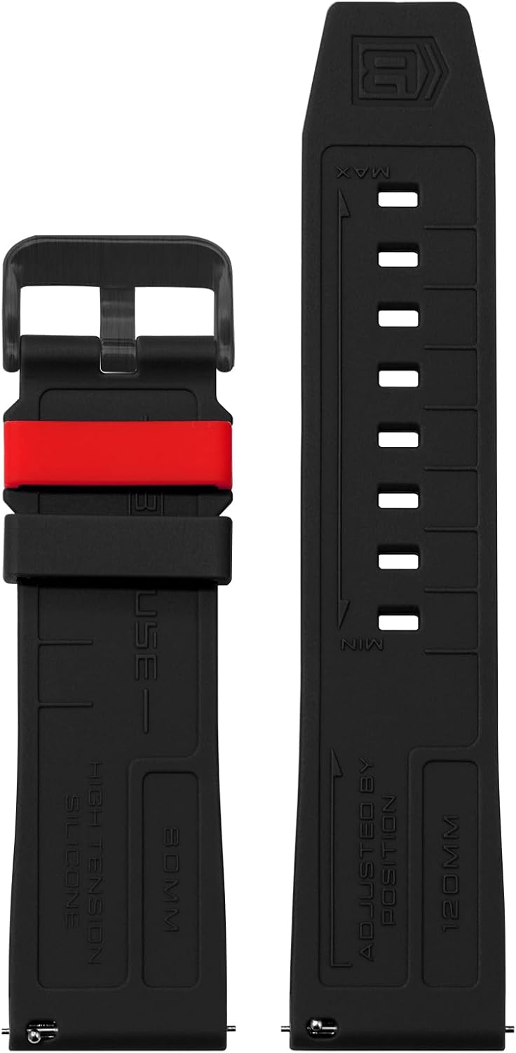 Relojes cronógrafo para hombre, reloj analógico de cuarzo negro de cara grande, luminoso, impermeable, calendario de lujo, reloj deportivo para hombre con correa de silicona