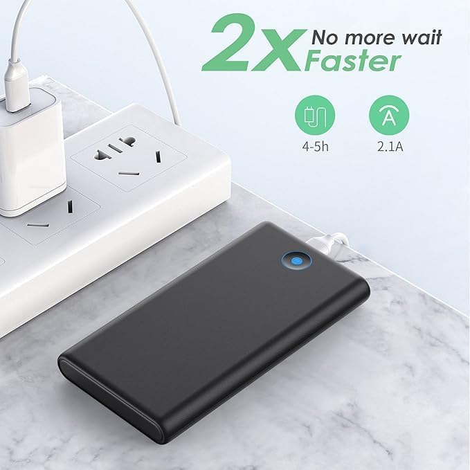 [Paquete de 2] Cargador portátil de 20000 mAh, batería de carga ráp...
