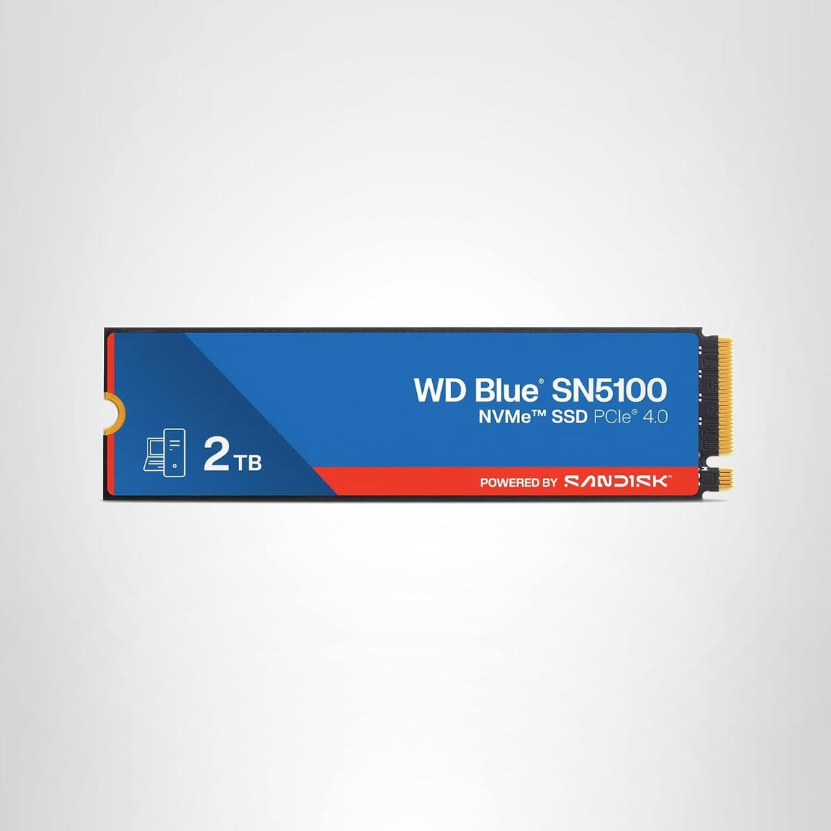 WD Blue SN5100 SSD NVMe de 2 TB - M.2 2280, PCIe Gen 4.0, unidad in...