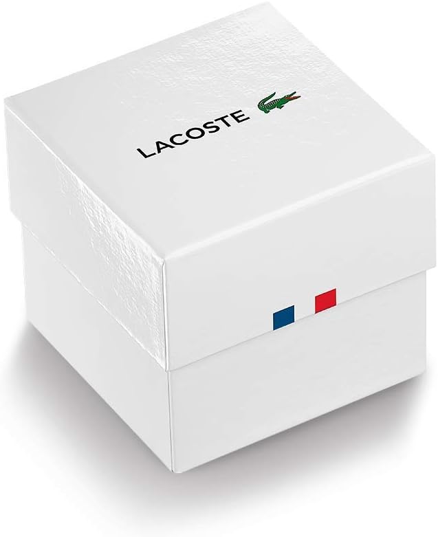 Reloj Lacoste Crocorigin para mujer con movimiento de cuarzo 2H, Acero inoxidable, Reloj de moda de pulsera, Resistente al agua hasta 3 ATM/30 metros