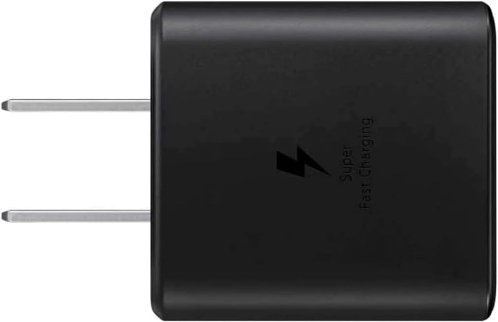 SAMSUNG - Cargador de pared USB-C de carga súper rápida de 45 W con cable, color negro