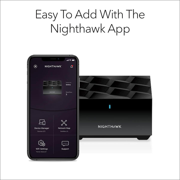 NETGEAR Nighthawk Satélite Adicional de Malla WiFi 6 de Doble Banda...