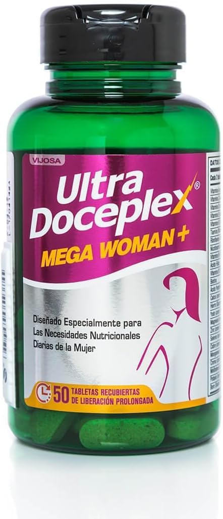 VIJOSA Ultra Doceplex Mega Man+ y Mega Woman+ - Antioxidante, impul...