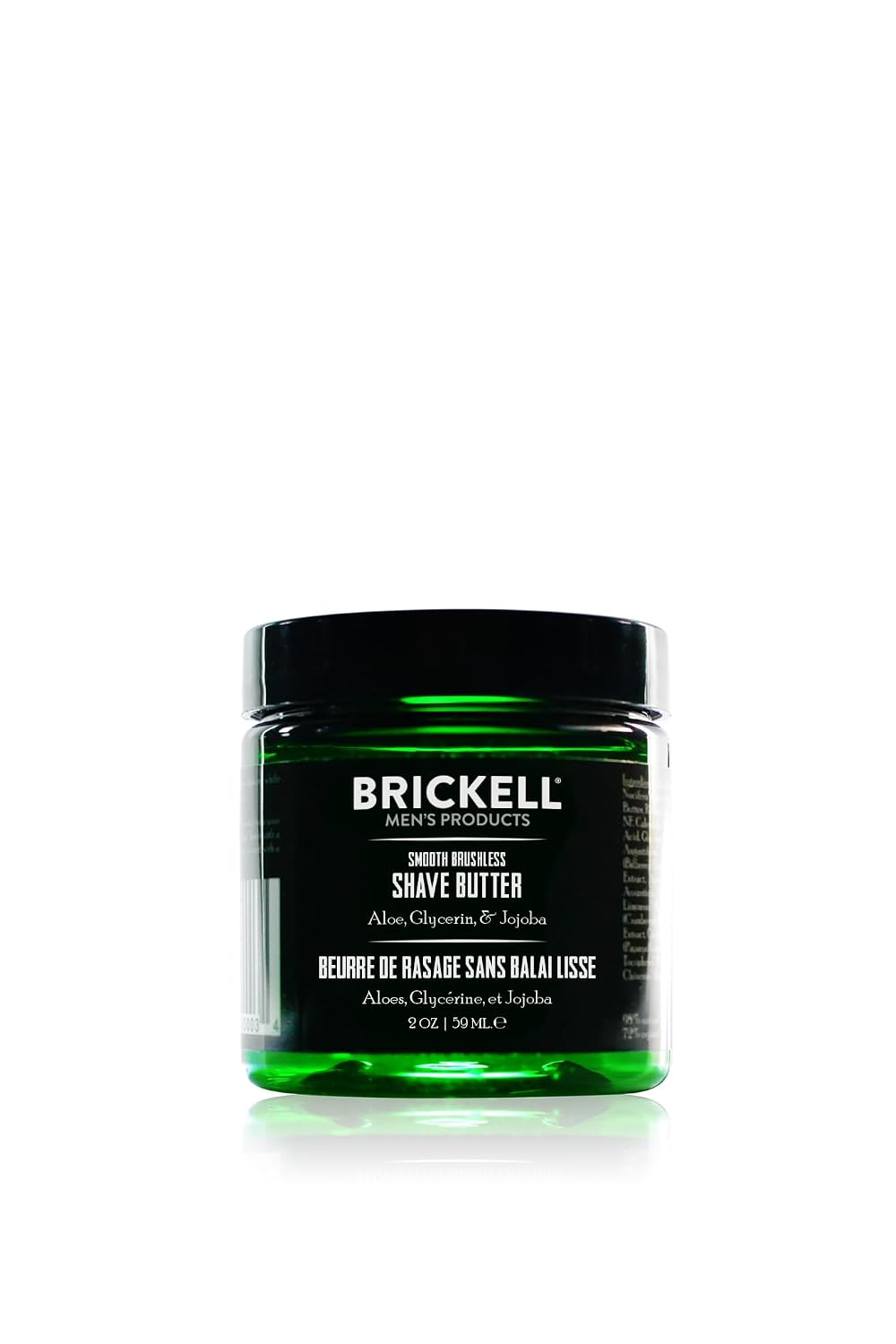 Brickell - Mantequilla de afeitar suave sin escobillas para hombre,...