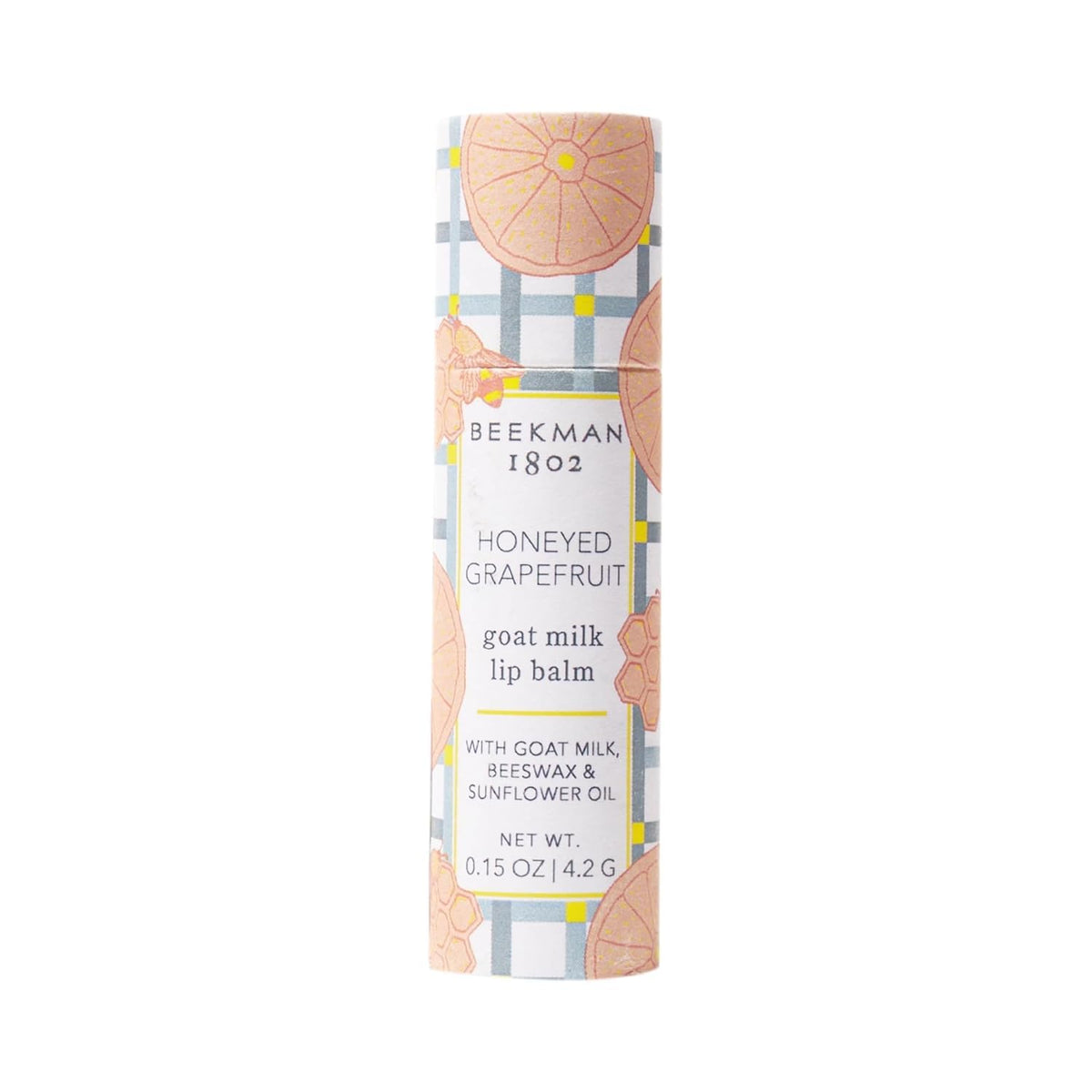 Beekman 1802 Bálsamo labial teñido, Toronja miel - Perfumado - 0.15...