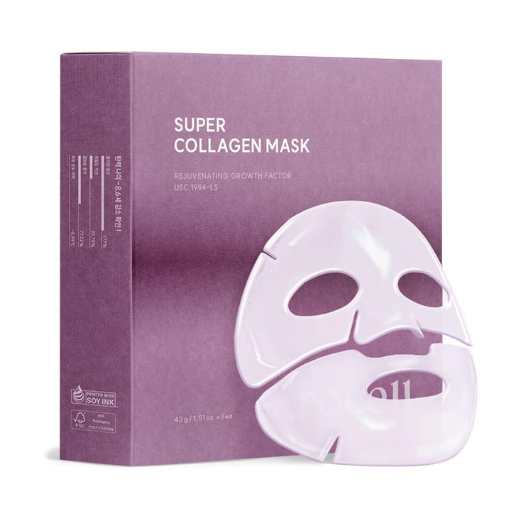 Máscara Facial de Colágeno Super AROCELL 8 Hojas 5,000,000ppb Másca...