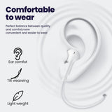 Paquete de 2 auriculares con cable USB C micrófono llamada