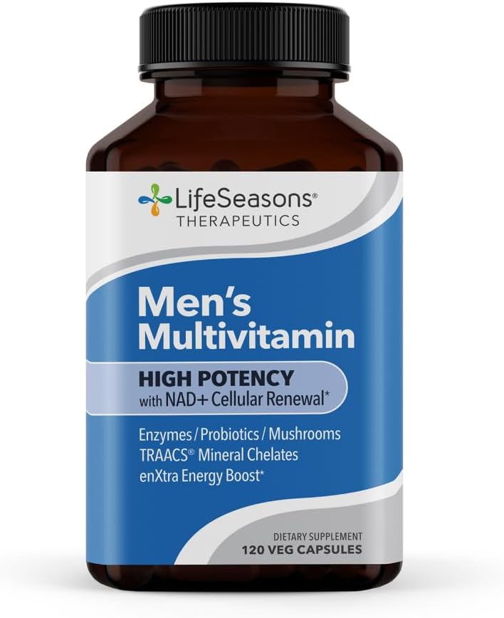 LifeSeasons Multivitamínico para hombres \u2013 Alta potencia con 2...