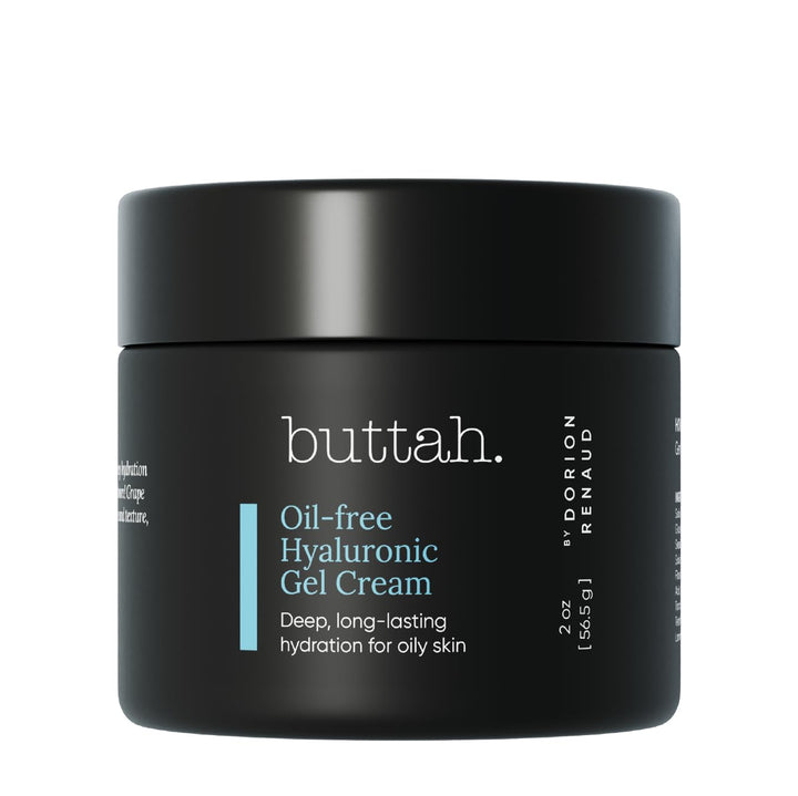 Buttah Skin - Crema de gel hialurónico sin aceite, 2 onzas, hidrata...