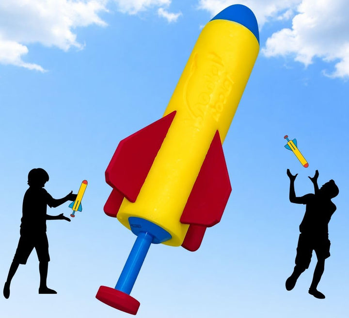 Juguete de cohete volador para niños, cohete de lanzamiento manual,...