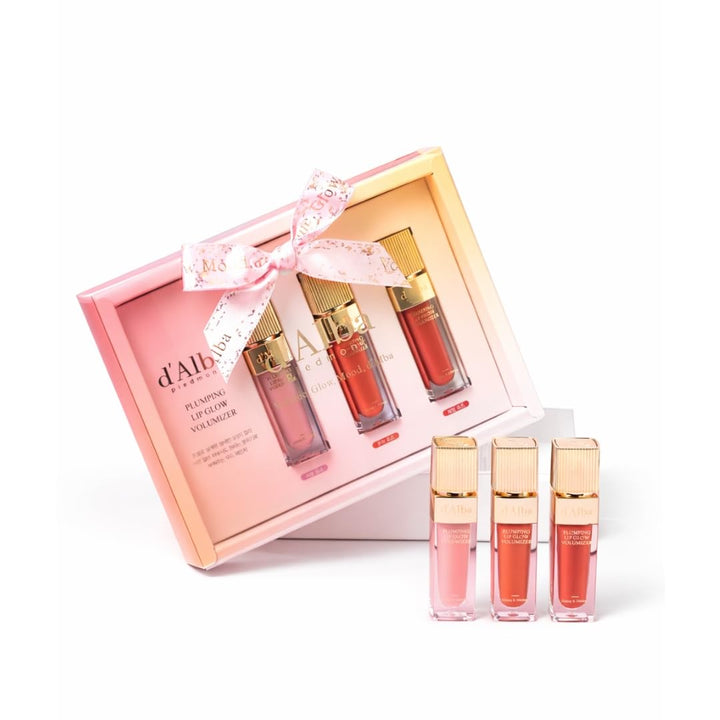 Juego de regalo de 3 colores para volumen de labios (rosa débil, ro...