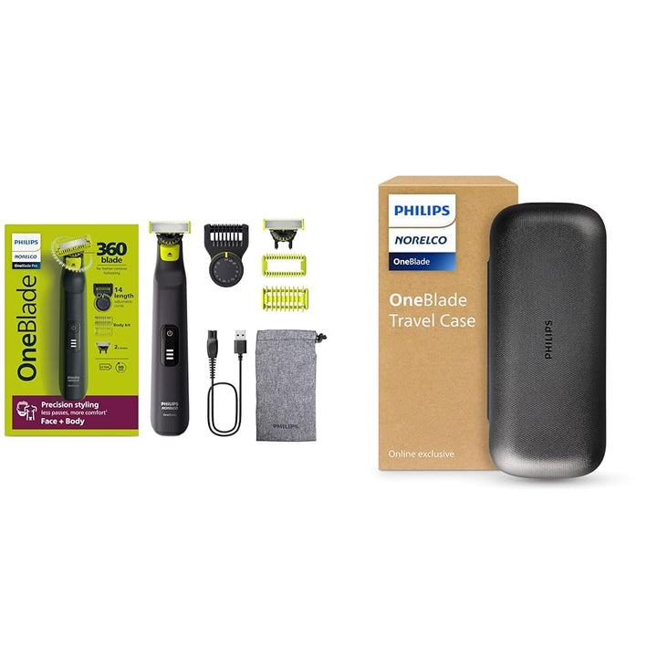 Norelco Philips OneBlade Pro QP6542\/70 QP401\/90 - Kit de viaje pa...