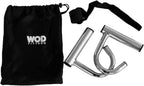 WODFitters Juego de 4 bandas de resistencia con asas y anclaje de puerta, entrenamiento de cuerpo completo, gimnasio en casa y estiramiento, bandas de levantamiento de pesas duraderas para hombres y