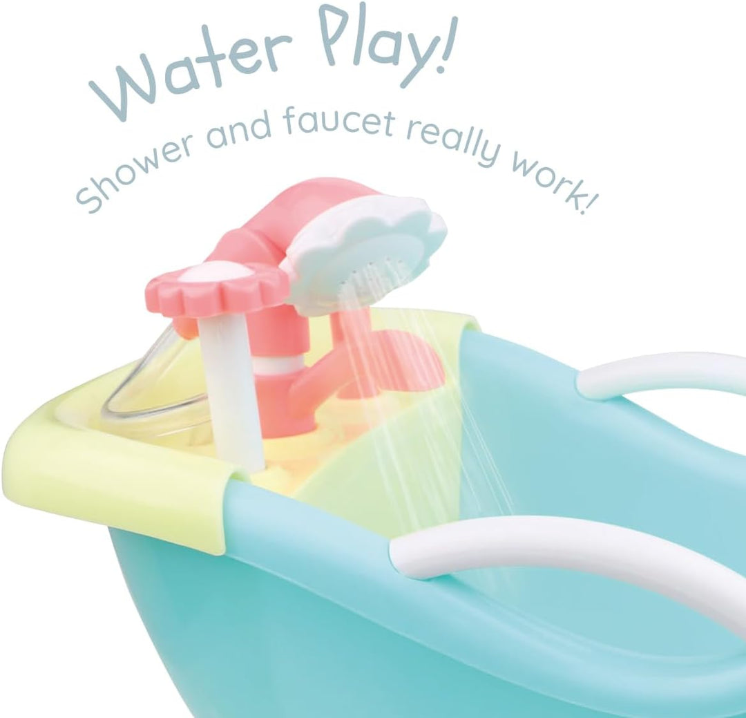 JC Toys - Cuna mecedora y accesorios para muñeca, perfectos para pe...