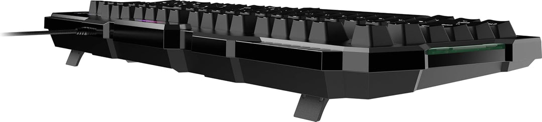 msi Forge GK100 US - Teclado de membrana, RGB, ergonómico, anti-fan...