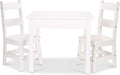 Mesa de Madera Maciza Melissa & Doug y 2 Sillas para Sala de Juegos