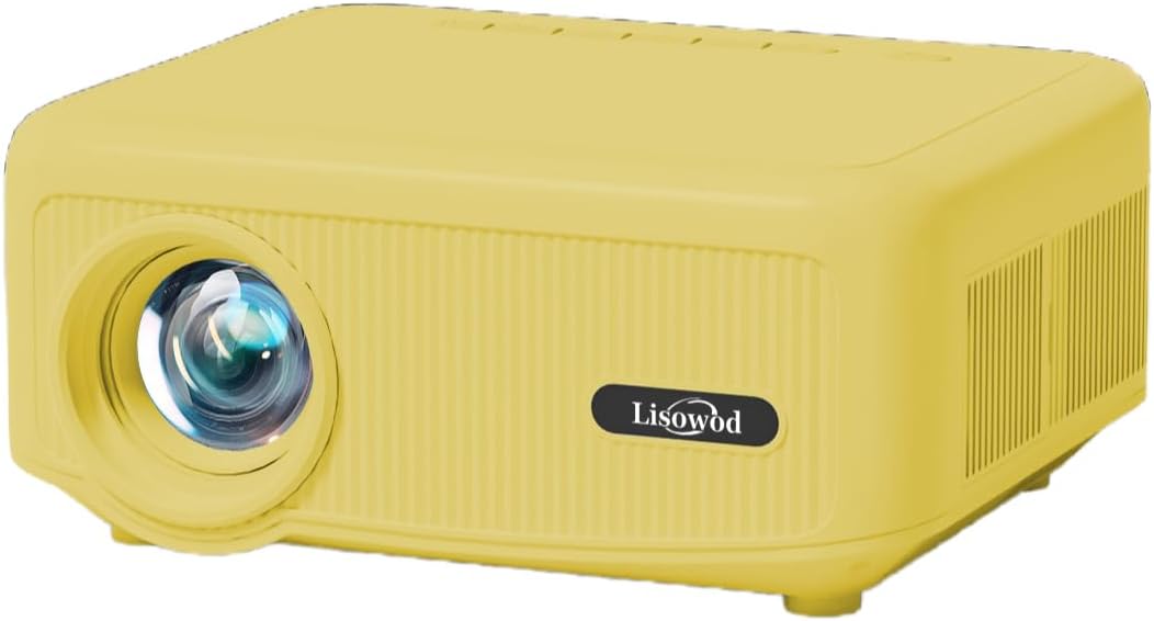 [Soporte de rotación de 360°] Proyector con WiFi y Bluetooth, Lisow...