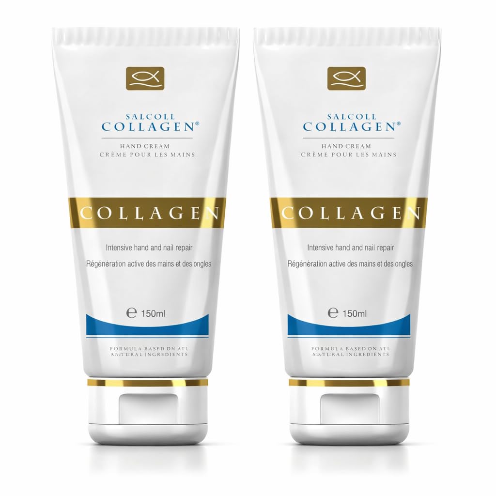 Salcoll Pure Bioactive Crema de manos reparadora de colágeno antien...