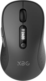 XBG Ratón Bluetooth inalámbrico B15pro, Bluetooth 5.0\/4.0 y 2.4G T...