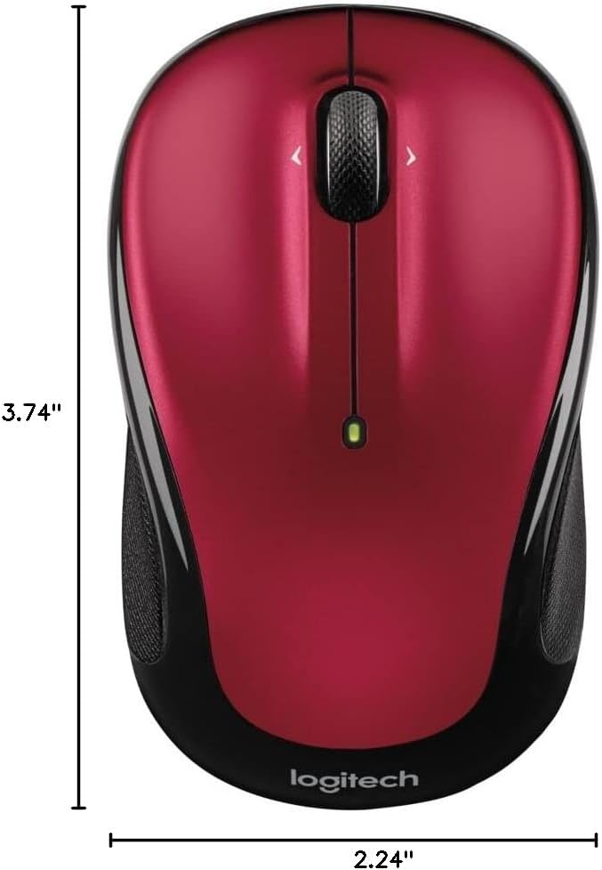 Ratón inalámbrico Logitech M325 con desplazamiento diseñado para la...
