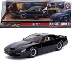 Jada Knight Rider K.I.T.T. 1982 Pontiac Firebird coche fundido a presión con función de iluminación, vehículo a escala 1:24, negro