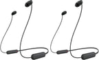Sony WI-C100 - Auriculares inalámbricos Bluetooth con micrófono