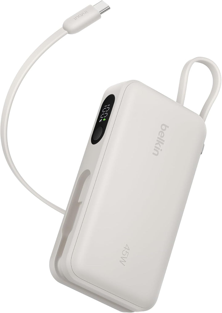 Belkin Banco de energía con cargador portátil de 10000 mAh y 45 W c...
