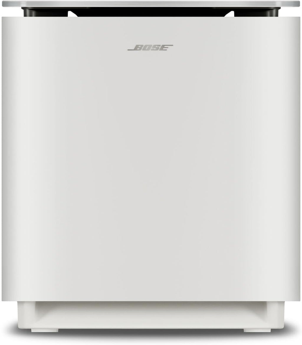 Bose Nuevo subwoofer Lifestyle Ultra, inalámbrico para el hogar, perfecto para sistemas de cine en casa, fácil configuración, graves profundos, humo blanco