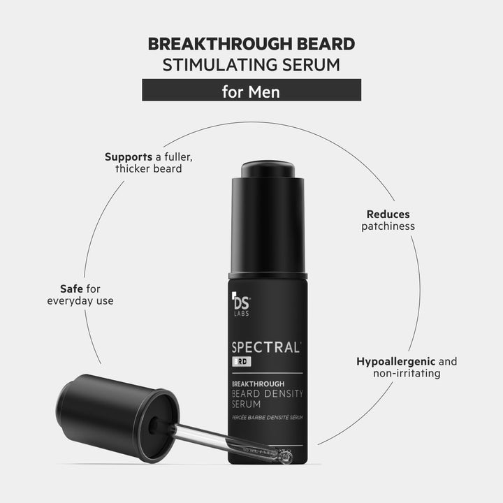 DS Labs Spectral.BRD - Suero acondicionador para barba, 30 mL, sopo...