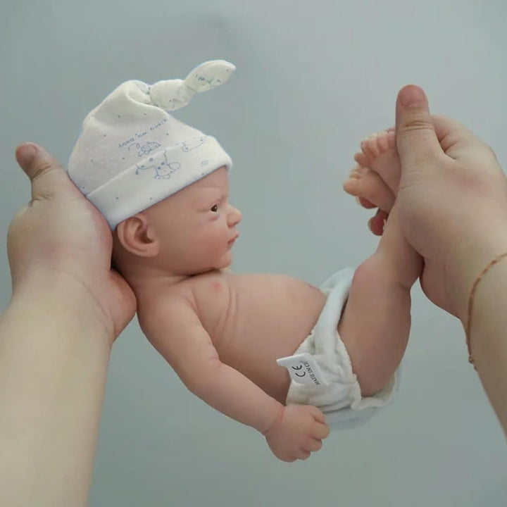 MYREBABY Muñeca bebé Reborn de 30 cm, micro prematuro, cuerpo compl...