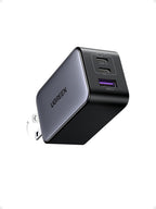 UGREEN Nexode 65 W USB C cargador bloque, cargador de pared de 3 puertos de