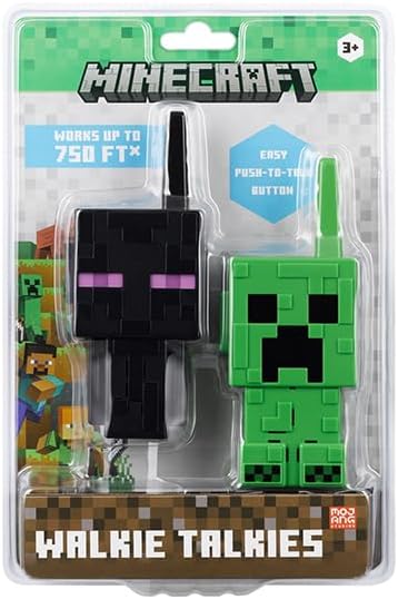 eKids Walkie Talkies de Minecraft para niños juguetes para