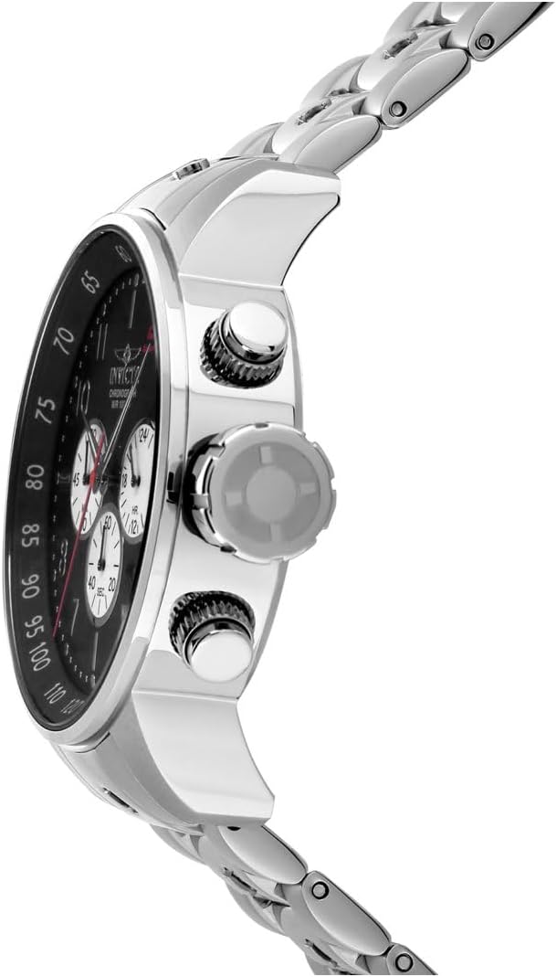 Invicta Reloj de cuarzo de acero inoxidable S1 Rally para hombre