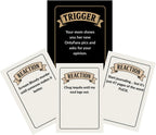 Let that Sh*t Go - El juego de fiesta para adultos emocionalmente desquiciados | Asa a tus amigos | 400 cartas | A partir de 17 años | 3 a 10 jugadores | Divertido juego de cartas para adultos
