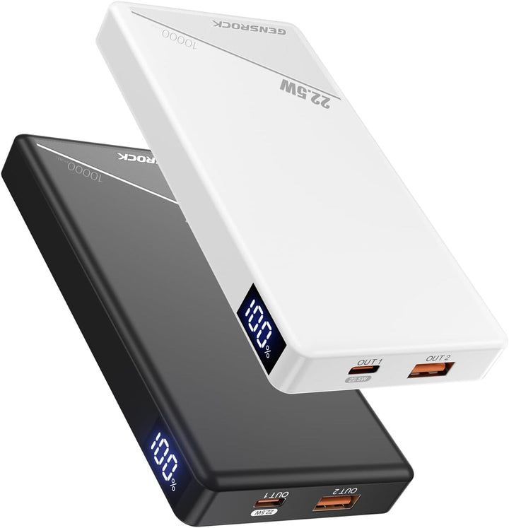 GENSROCK Paquete de 2 cargadores portátiles de 10000 mAh, PD de 22....