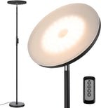 Lámpara Lámpara de pie LED Torchiere con mando a distancia, regulable en