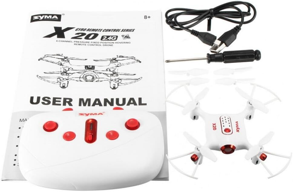 Cheerwing Syma X20 Mini Drone RC Nano Quadcopter con Auto Hovering 3D Flip