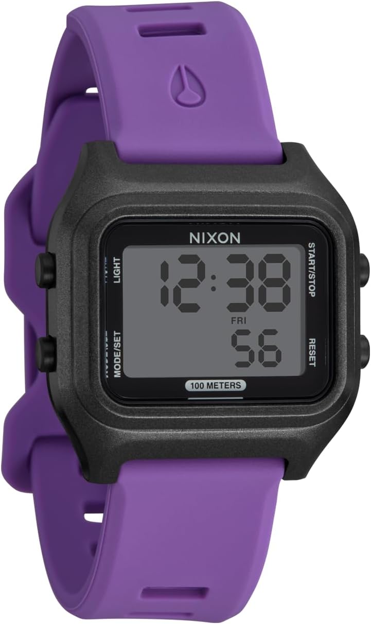 NIXON Ripper A1399-328.1 ft Reloj deportivo digital resistente al agua para