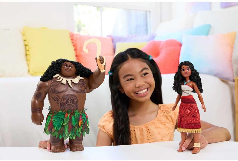 Mattel Disney Moana 2 Muñecas de Moda Moana y Maui Juego de 2
