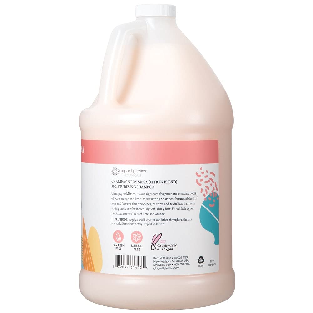 Ginger Lily Farms Botanicals Champú hidratante para todo tipo de ca...