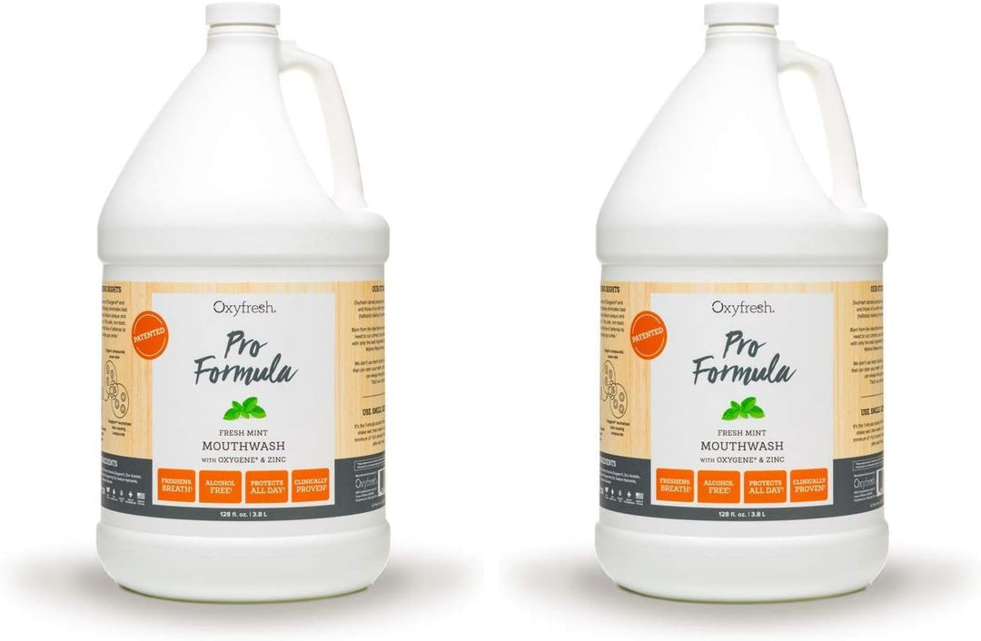 Oxyfresh Pro Formula Fresh Mint - Enjuague bucal patentado de zinc...