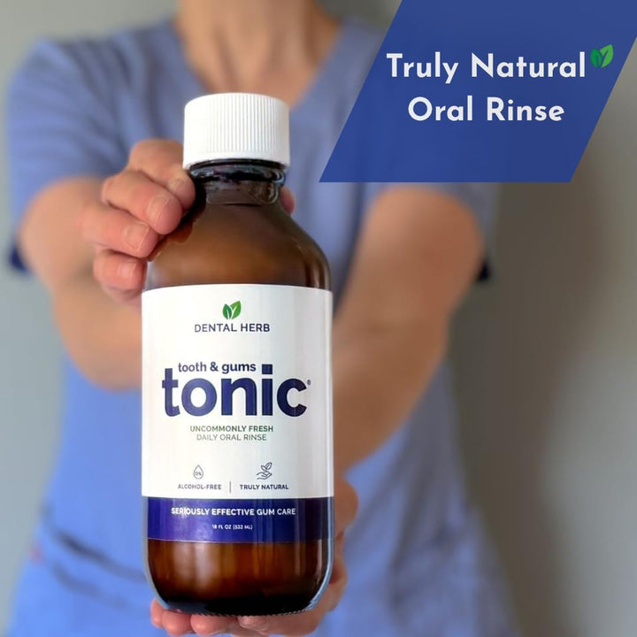 Dental Herb Company dientes y encías tónicas, botella de 18 oz