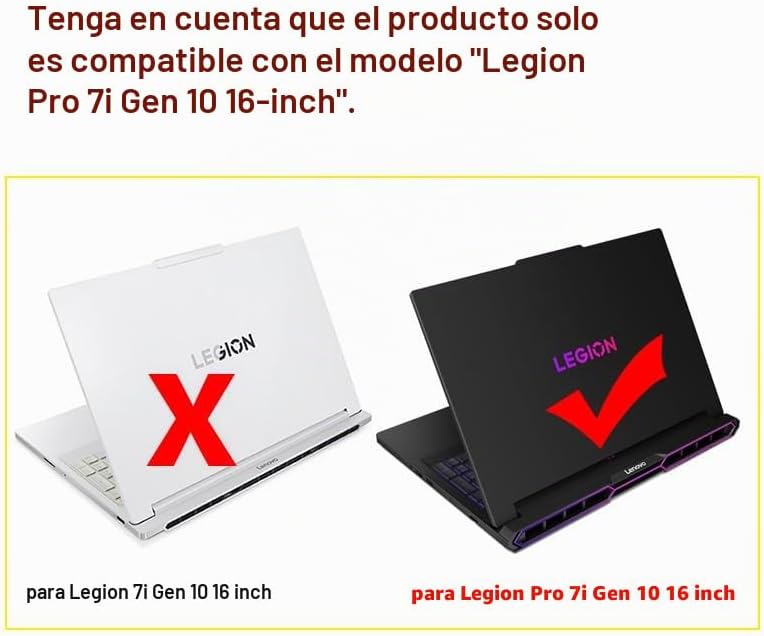 IMMOENUC Juego de fundas para laptop Legion Pro 7i Gen 10 Intel de...