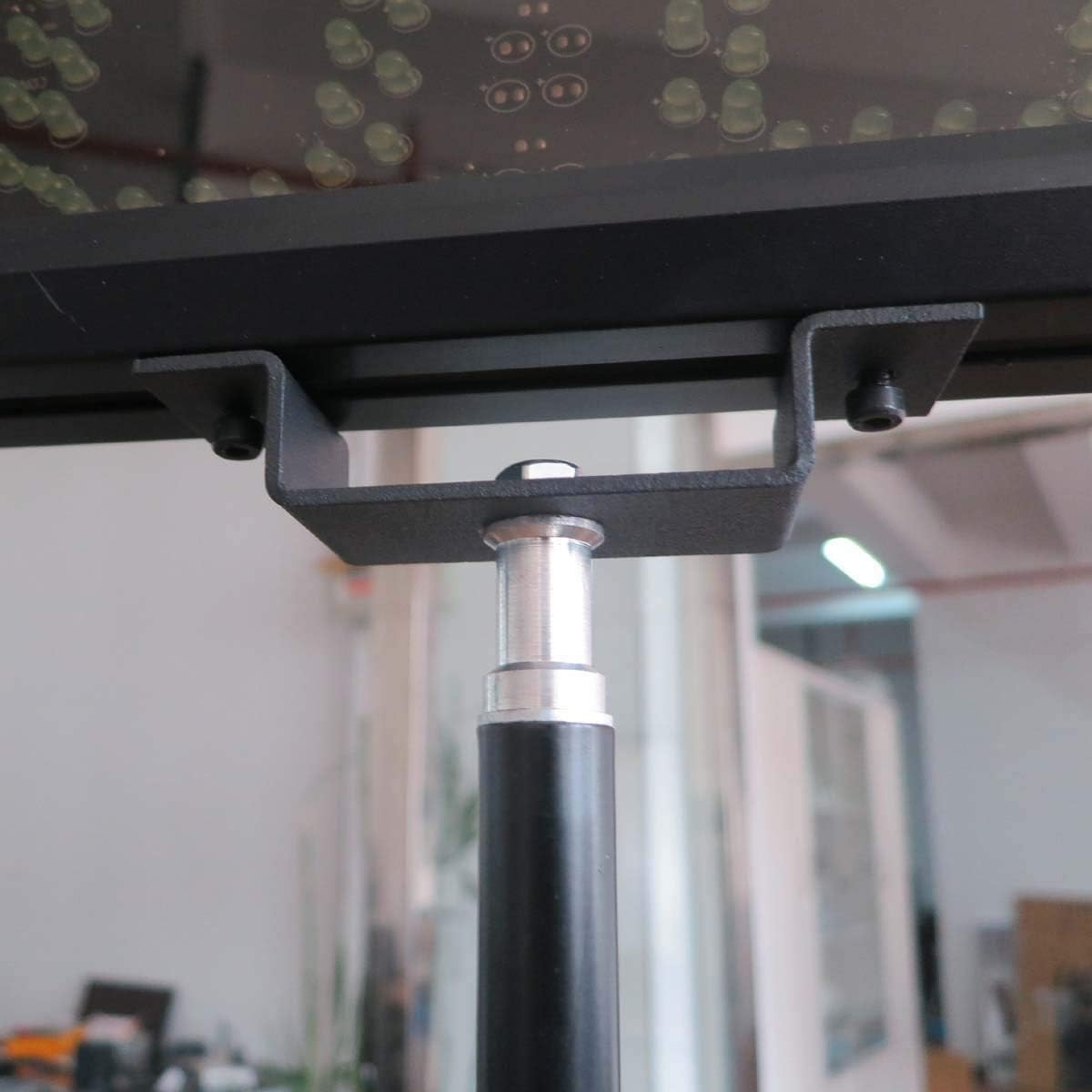 AZOOU Temporizador de reloj de carrera LED de color rojo grande con trípode de 5 pulgadas de alto carácter para eventos de carrera semi-al aire libre/al aire libre