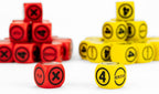 Fanroll Conecta 4 Rollos Juego de Dados, Un giro de dados en el clásico juego de caída de discos: Las damas se encuentran con Connect 4!