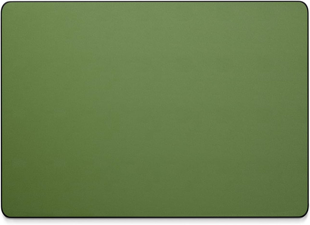 Jotsome Tapete de cuero para escritorio, 17 x 12 pulgadas, verde bosque