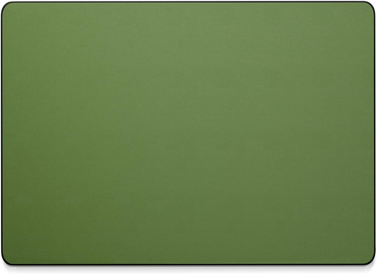 Jotsome Tapete de cuero para escritorio, 17 x 12 pulgadas, verde bosque