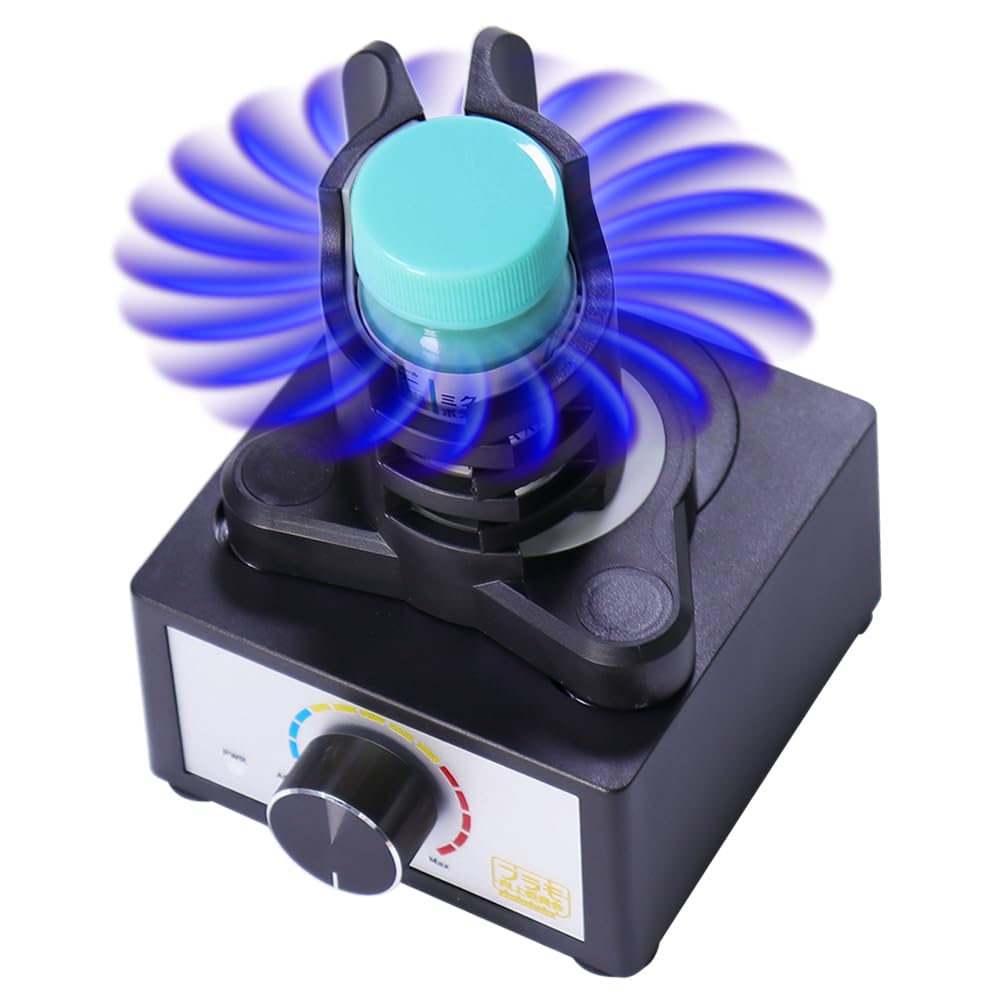 Mezclador Mini Vórtice, Agitador de Pintura para Modelos DIY, Sin Manos, Mezcla de Tres Velocidades, Apto para Agitadores de 10-100ml, Máquina de Agitador de Esmalte de Uñas para Pinturas de