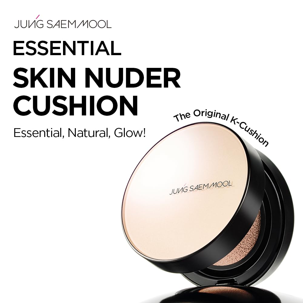 JUNG SAEM MOOL Essential Skin Nuder Cushion | Acabado natural, base...