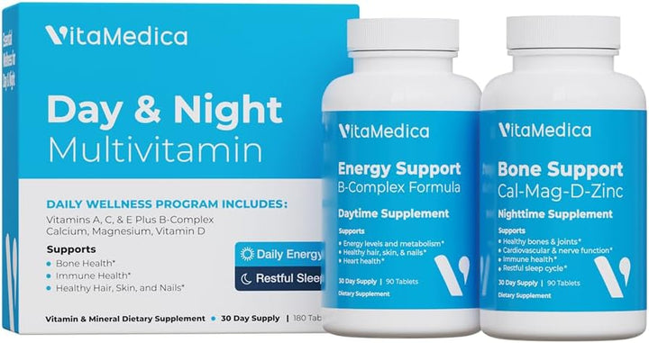 Rutina multivitamínica de día y noche | Energía y claridad mental,...